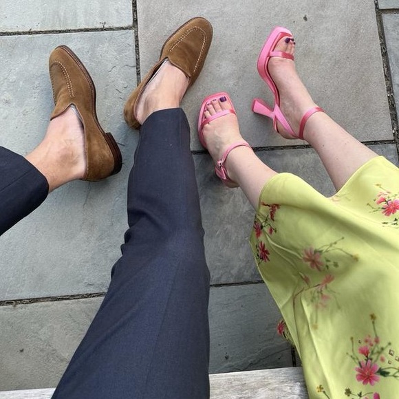 Jeffrey Campbell America Heels Rose Pink Sz 6 - Picture 1 of 13